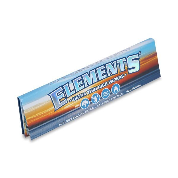 ELEMENTS® KingSize - Χαρτάκια Στριφτού Μεγάλα Φαρδιά