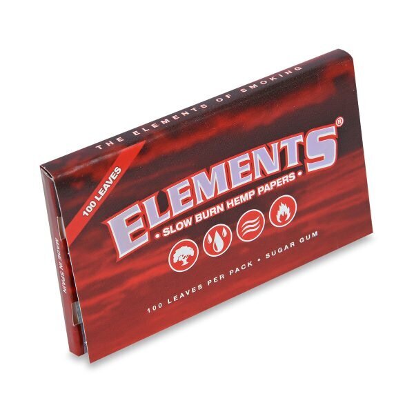 ELEMENTS® Red Double Pack - Χαρτάκια Στριφτού Μικρά Διπλή Συσκευασία