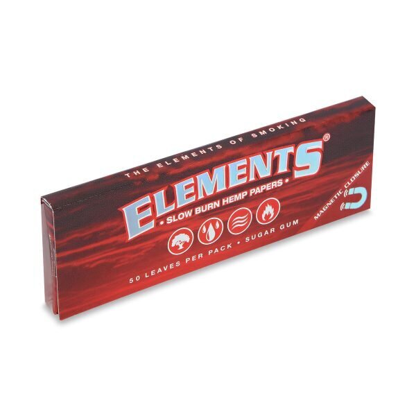 ELEMENTS® Red - Χαρτάκια Στριφτού 1¼ Με Μαγνητικό Κλείσιμο