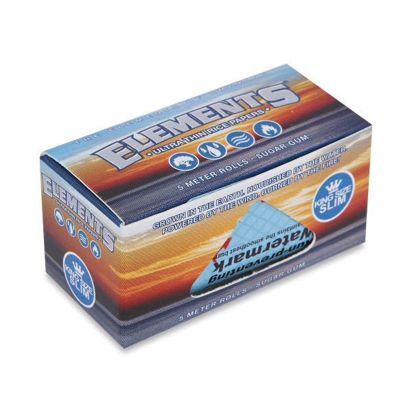 ELEMENTS® Χαρτάκι Στριφτού KingSize Slim σε Ρολό 5m