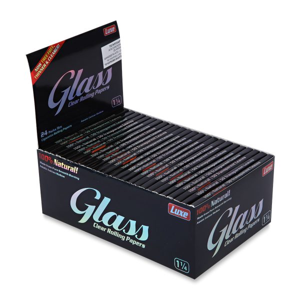GLASS CLEAR Χαρτάκια Στριφτού Διάφανα 1¼- Κουτί