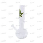 CANNAHEROES GLASS BONG CANNALEAF-H:29cm-50mm