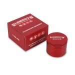 ELEMENTS® Κόκκινο Grinder Αλουμινίου 4μέρη Medium