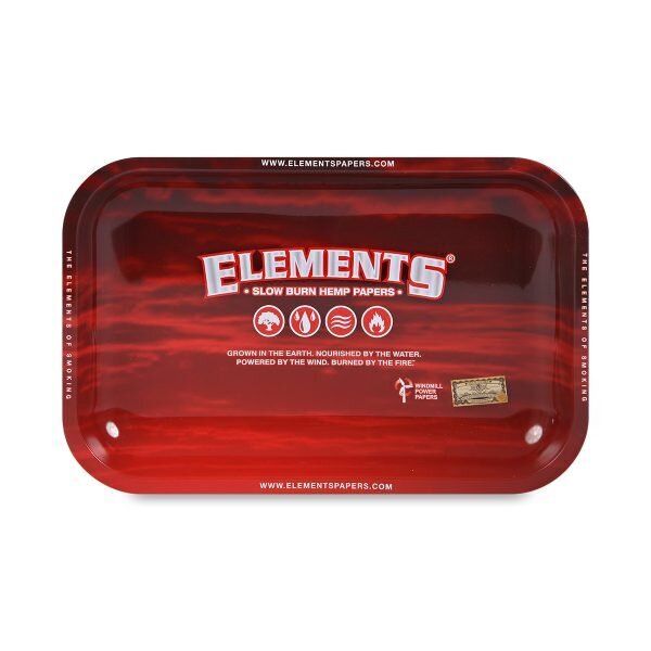 ELEMENTS® Μεταλλικός Κόκκινος Δίσκος Στριψίματος – Small
