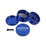ELEMENTS® Μπλε Grinder Αλουμινίου 4μέρη Medium-1