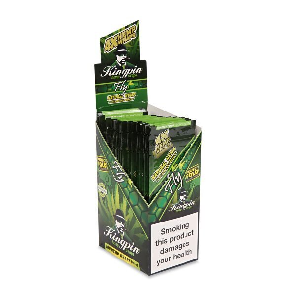 KINGPIN® Hemp Wrap Πουρόφυλλα – Spanish Fly - Κουτί