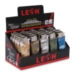 LEON® Αναπτήρας Mini Camouflage – Κουτί 25τεμ. - Image 2
