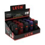 LEON® Αντιανεμικός Αναπτήρας Barrel Transparent Jetflame - Display - LL.170553