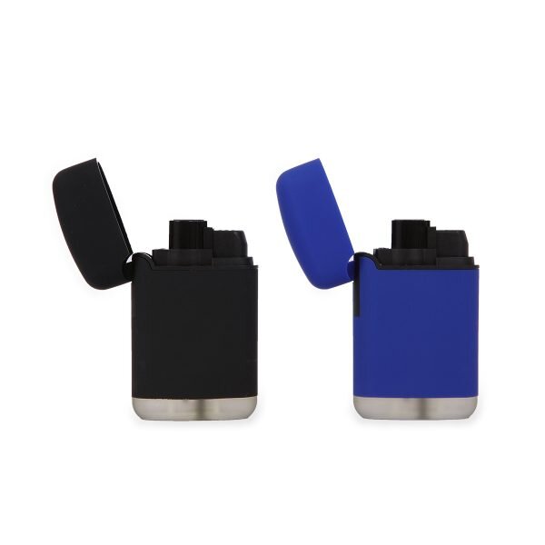 LEON® Αντιανεμικός Αναπτήρας Cobble Blue & Black Jetflame