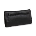 Leonflame Μαύρη Χειροποίητη Καπνοθήκη - Πίσω μέρος Φερμουάρ