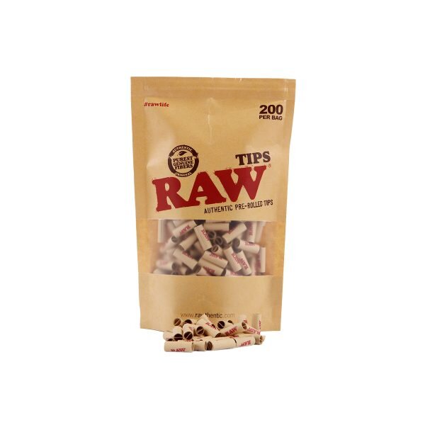 RAW® 200 Κλασικές Προτυλιγμένες Τζιβάνες Σε Σακουλάκι