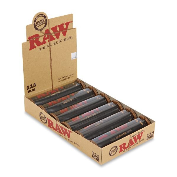 RAW® Hemp Phatty Roller – Μηχανάκι Στριφτού 125mm - 6τεμ.