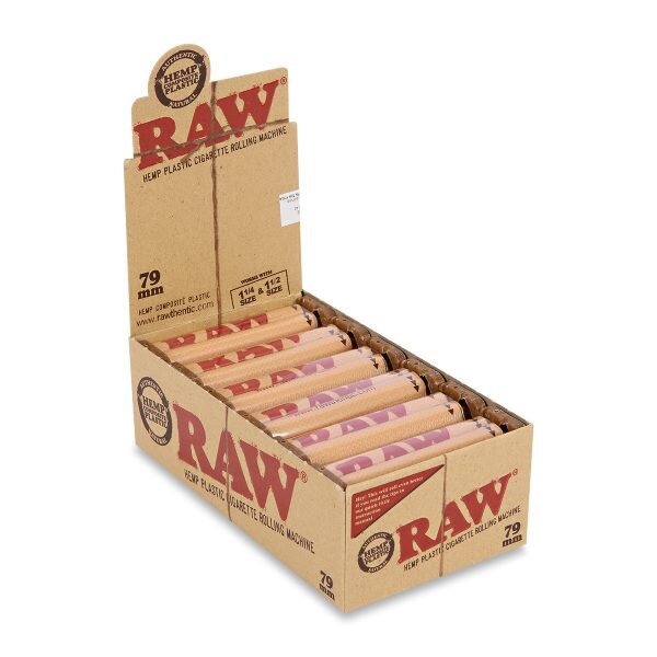 RAW® Hemp Μηχανάκι Στριφτού - 1¼ 79mm - 12τεμ.