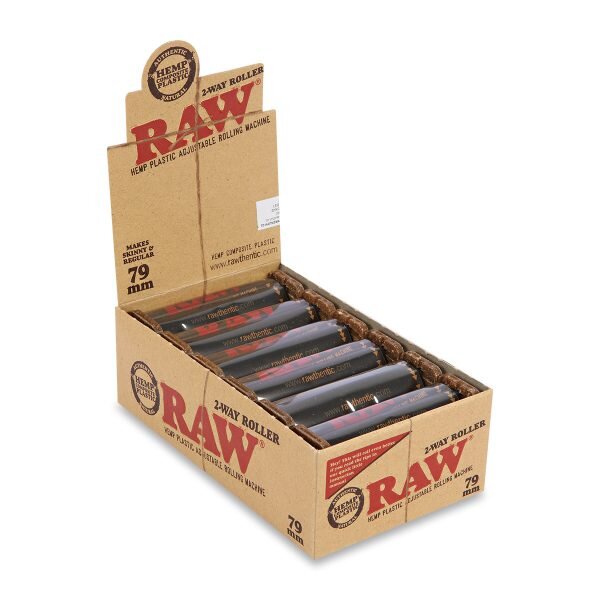 RAW® Hemp Ρυθμιζόμενο Μηχανάκι Στριφτού -1¼ 79mm- 12τεμ.