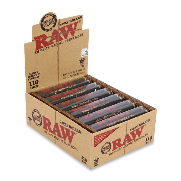 RAW® Hemp Ρυθμιζόμενο Μηχανάκι Στριφτού - KingSize 110mm Κουτί 12τεμ