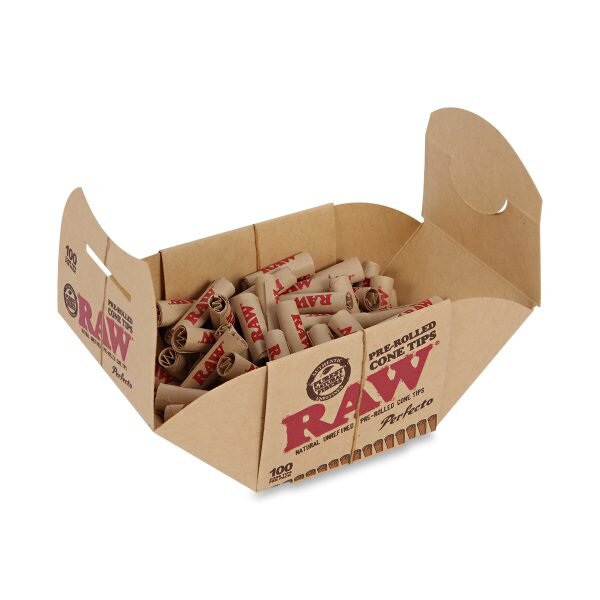 RAW® Perfecto 100 Προτυλιγμένες Κωνικές Τζιβάνες
