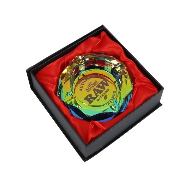 RAW® Rainbow Γυάλινο Τασάκι - Κουτι 1