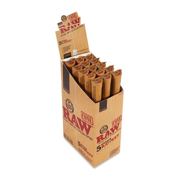 RAW® Rawket Κλασικοί Κώνοι 5 τεμάχια – 5 Μεγέθη Από 8,4cm εως 28cm - Κουτί