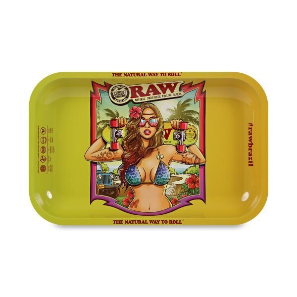 RAW® Rolling Tray Brazil 2nd Edition - Μεταλλικός Δίσκος Στριψίματος Small