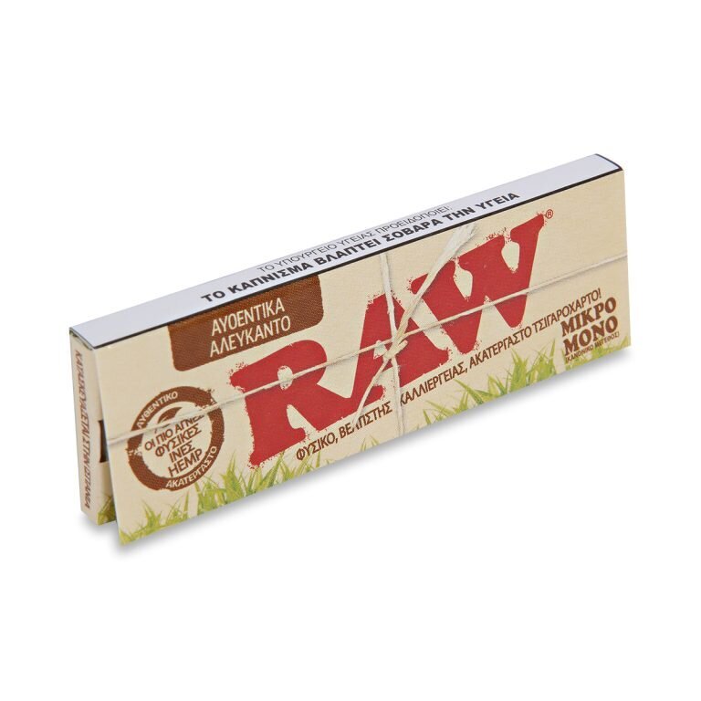 RAW® Αυθεντικά Αλεύκαντο – Χαρτάκια Στριφτού Μικρό Μονό