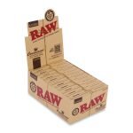 RAW® Κλασικό Connoisseur – Χαρτάκια Στριφτού Μεγάλα KingSize Slim Με Προτυλιγμένες Τζιβάνες - Κουτί