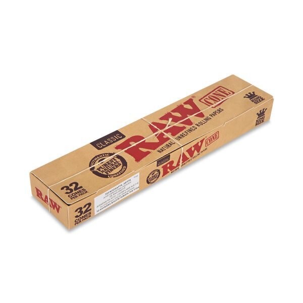 RAW® Κλασικός Κώνος Μεγάλος – KingSize 32 τεμάχια