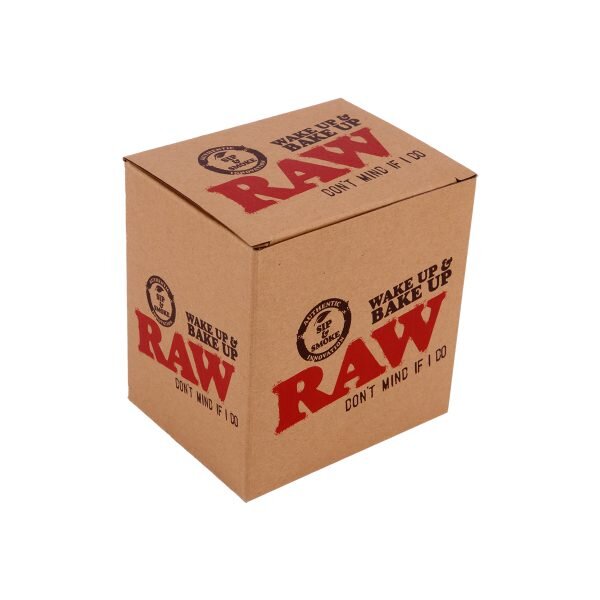 RAW® Μαύρη Κούπα Wake Up & Bake Up Mug - Κουτί