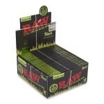 RAW® Μαύρο Αυθεντικά Αλεύκαντο – Χαρτάκια Στριφτού Μεγάλα KingSize Slim - Κουτί