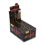 RAW® Μαύρο Κλασικό Connoisseur – Χαρτάκια Στριφτού 1¼ Με Τζιβάνες - Image 2