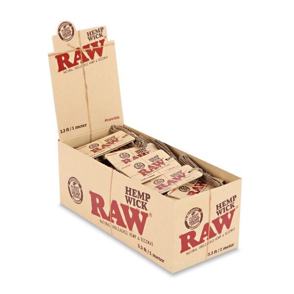RAW® Φυτίλι Hemp 1 μέτρο - Κουτι