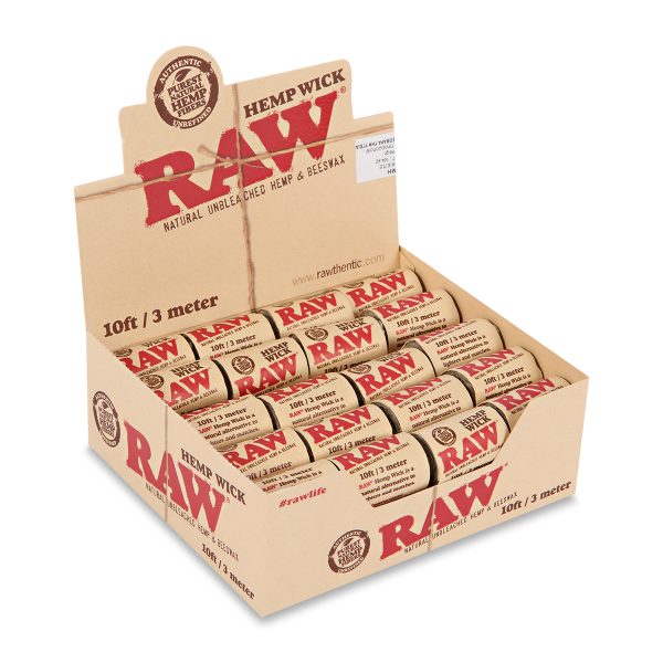 RAW® Φυτίλι Hemp 3 μέτρα - Κουτί