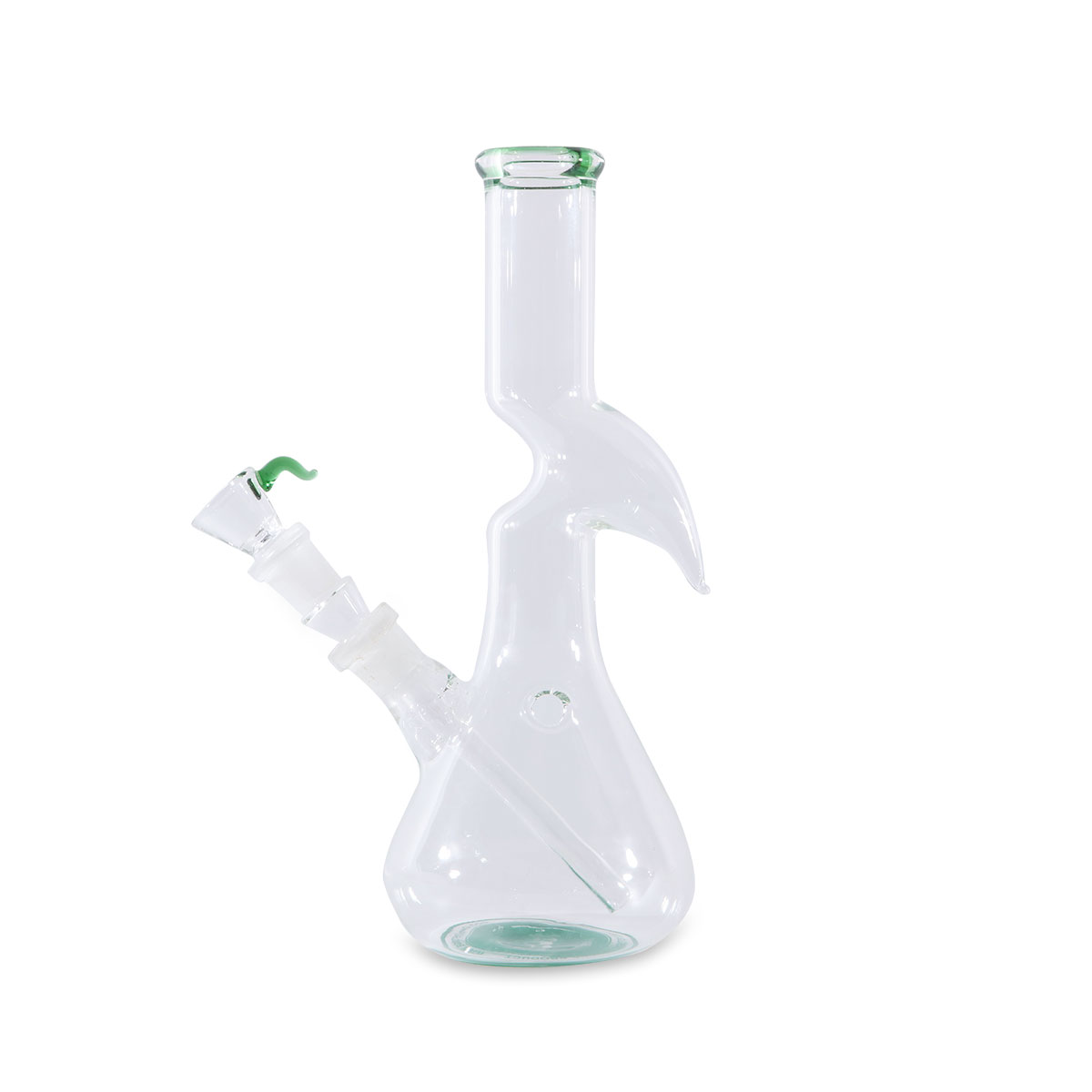 Boost Γυάλινο Ice Bong Hells Fury Green 30cm (2)