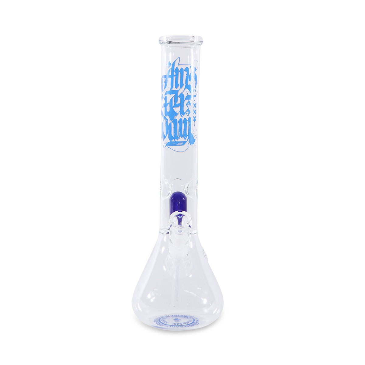 Γυάλινο Ice Bong Amsterdam Percolator Blue 38cm