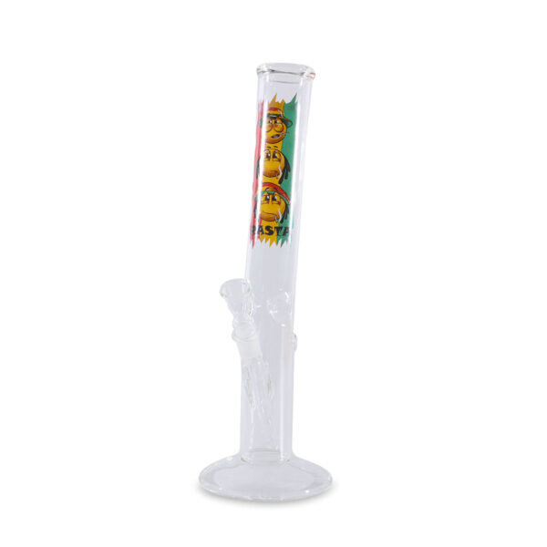 Γυάλινο Ice Bong Rasta Smiley 40cm