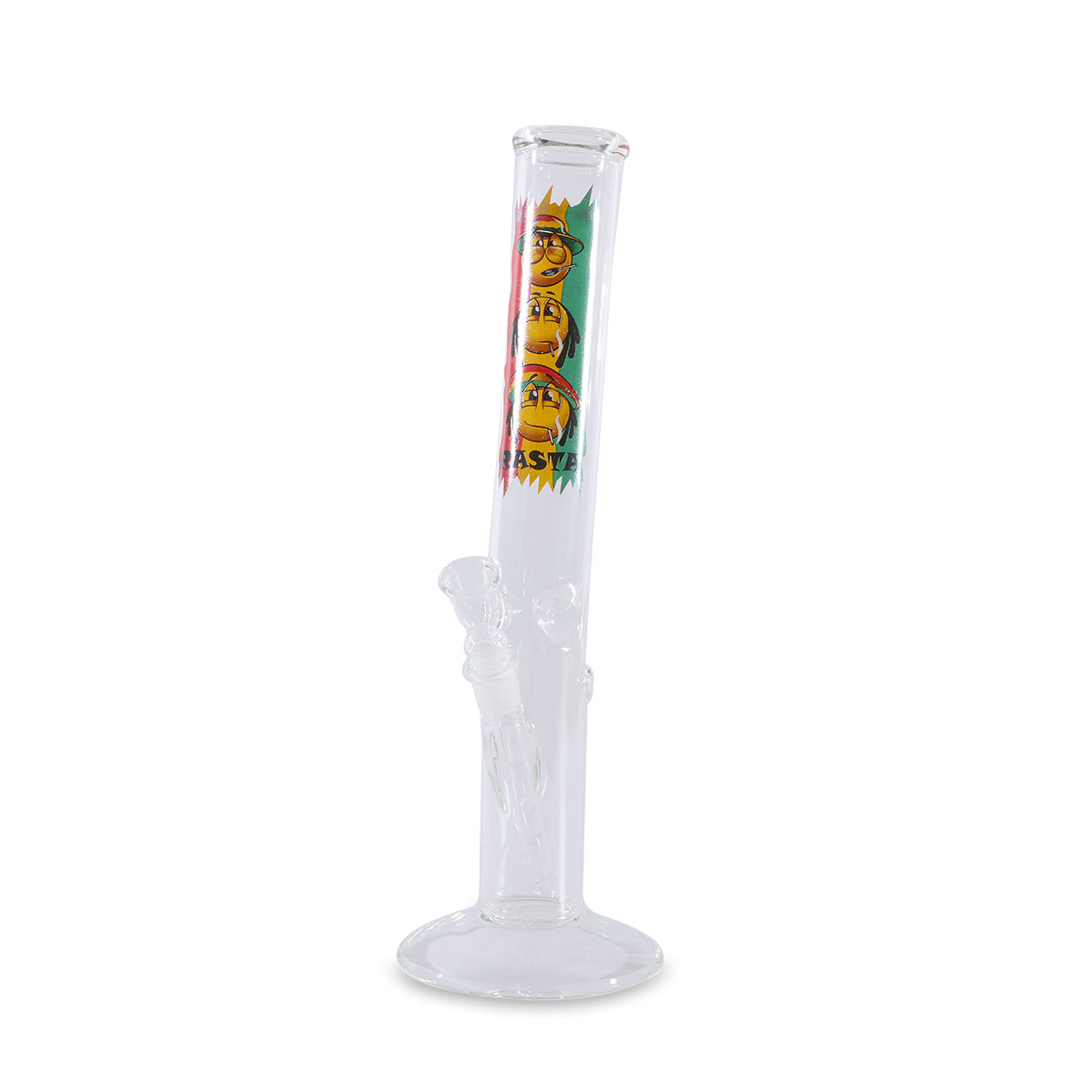 Γυάλινο Ice Bong Rasta Smiley 40cm Γυάλινο Ice Bong Rasta Smiley 40cm