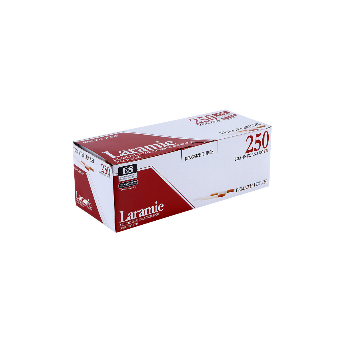 LARAMIE® Full Flavour Άδεια Τσιγάρα (Τσιγαροσωλήνας Μήκος Φίλτρου 18χιλ.)
