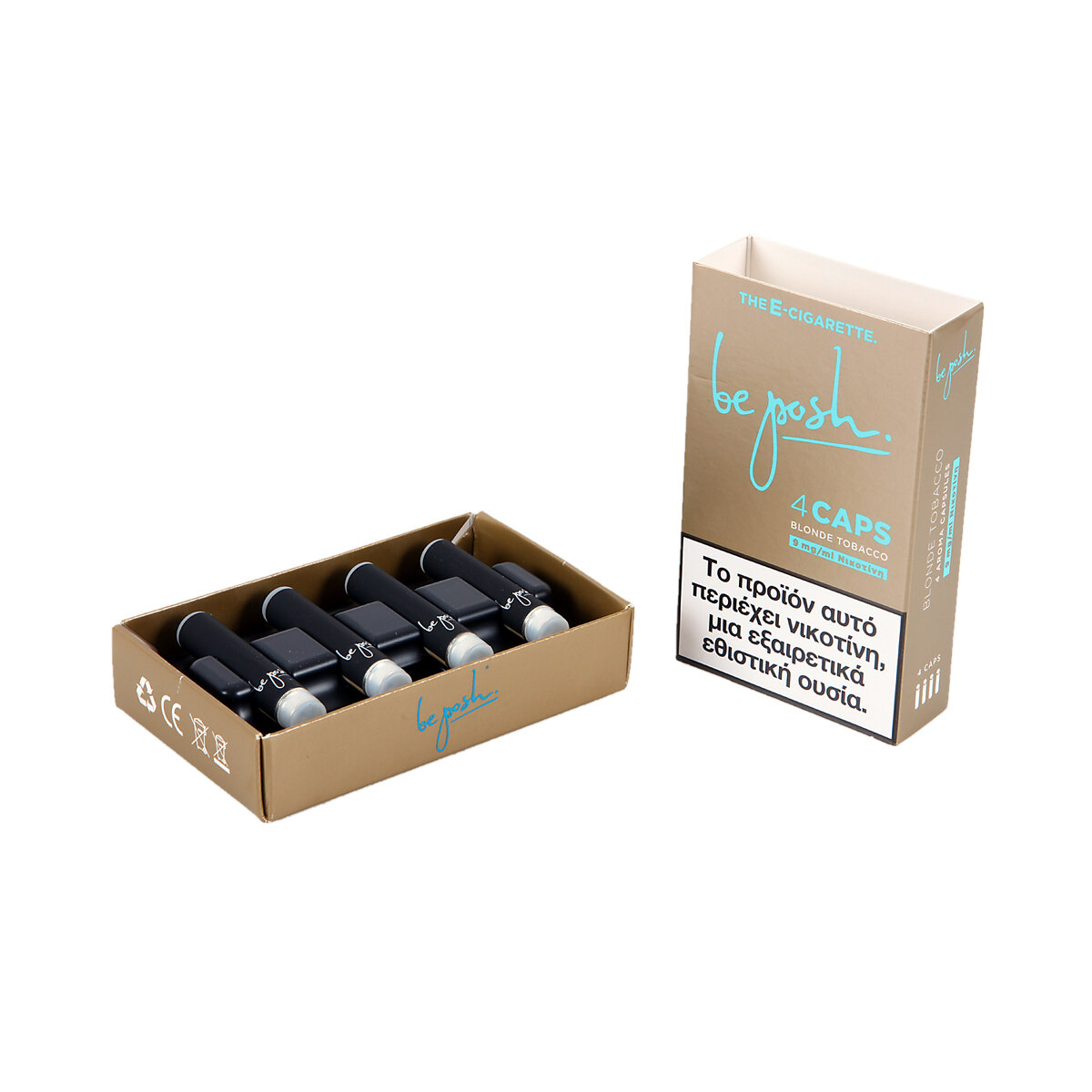 Προγεμισμένες Κάψουλες Be Posh – Blonde Tobacco 9mg