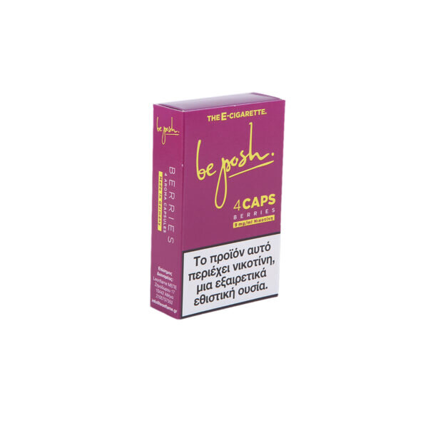 Προγεμισμένες Κάψουλες Be Posh – Μούρα 9mg