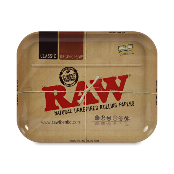 RAW® Classic Rolling Tray – Μεταλλικός Δίσκος Στριψίματος XXL
