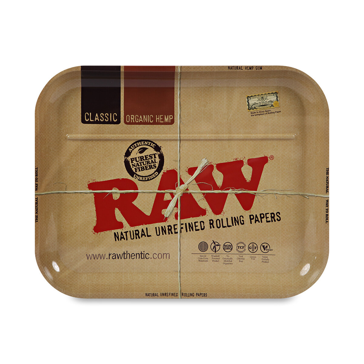 RAW® Classic Rolling Tray – Μεταλλικός Δίσκος Στριψίματος XXL