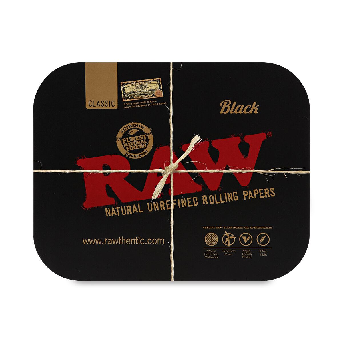 RAW® Μαύρο Μαγνητικό Κάλυμμα Δίσκου Στριψίματος Medium
