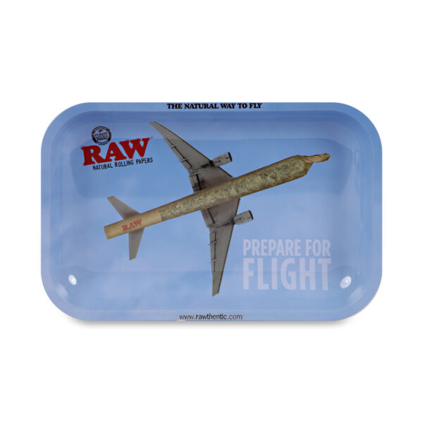 RAW® Metal Rolling Tray Flying – Μεταλλικός Δίσκος Στριψίματος Small