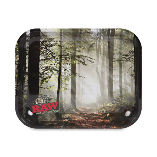 RAW® Metal Rolling Tray Forest – Μεταλλικός Δίσκος Στριψίματος Medium
