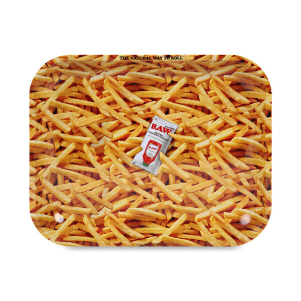 RAW® Metal Rolling Tray French Fries – Μεταλλικός Δίσκος Στριψίματος Medium
