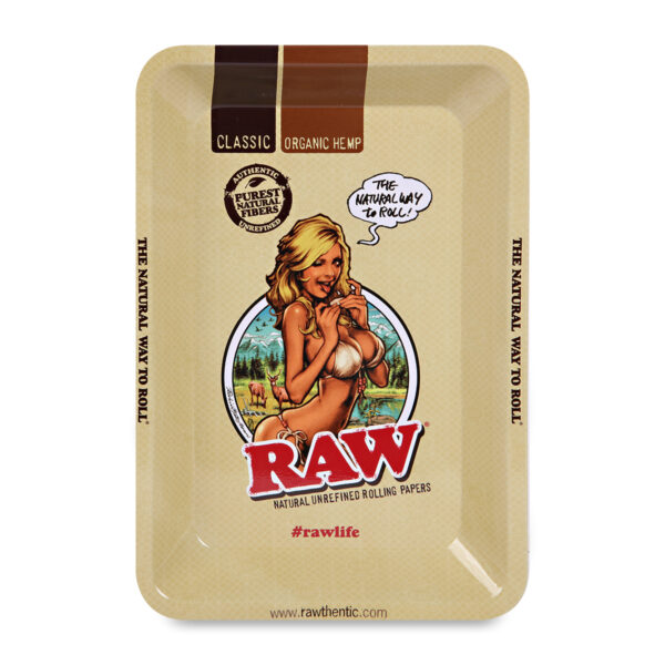 RAW® Metal Rolling Tray Girl - Μεταλλικός Δίσκος Στριψίματος Mini