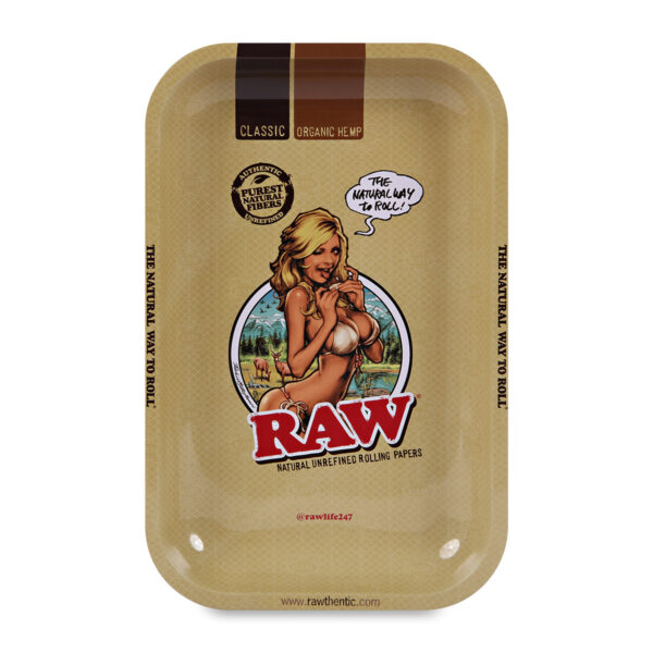 RAW® Metal Rolling Tray Girl – Μεταλλικός Δίσκος Στριψίματος Small