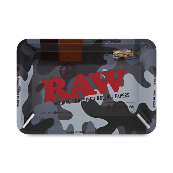 RAW® Metal Rolling Tray Urban Camouflage - Μεταλλικός Δίσκος Στριψίματος Mini