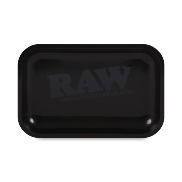 RAW® Rolling Tray – Μαύρος Ματ Μεταλλικός Δίσκος Στριψίματος Small