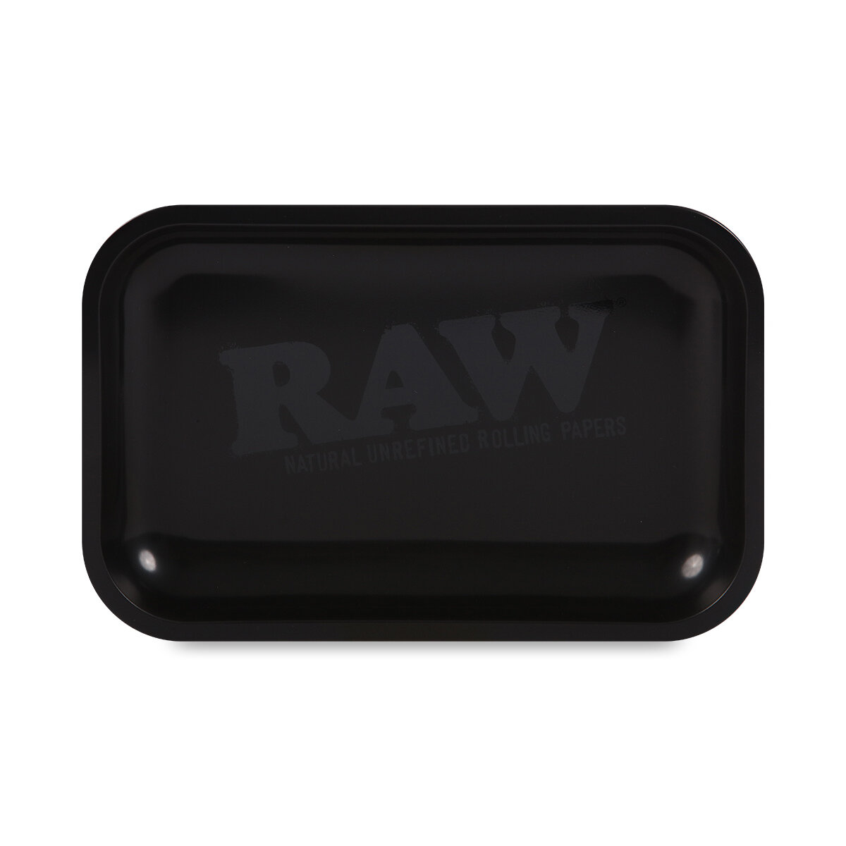 RAW® Rolling Tray – Μαύρος Ματ Μεταλλικός Δίσκος Στριψίματος Small