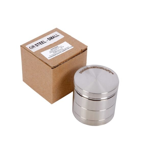 Hammercraft Grinder Τρίφτης Καπνού από Ανοξείδωτο Ατσάλι 4 μέρη Small